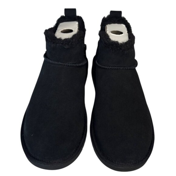 Koolaburra by UGG Kids Koola Ultra Mini Boot Black Suede Girls Size 4 Women's 5 - Picture 5 of 9